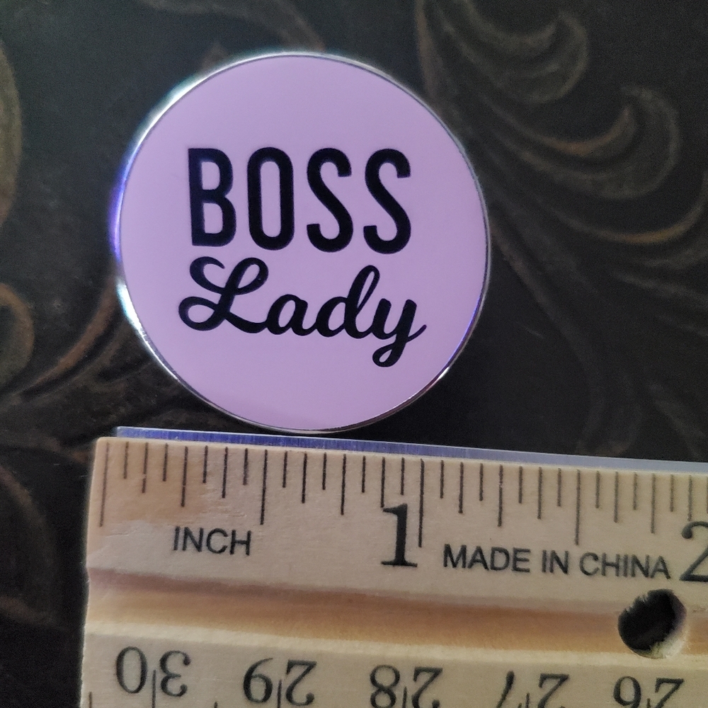 Boss Lady pin